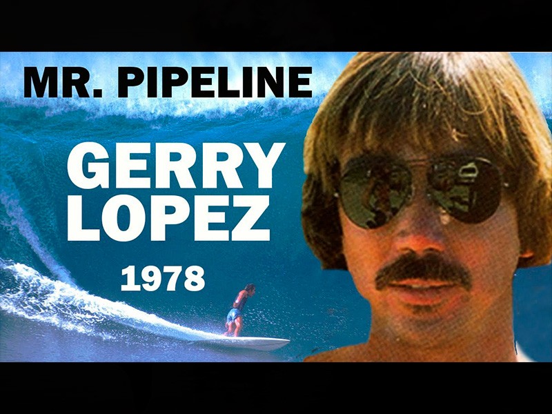 GERRY LOPEZ SURFING EPIC PIPELINE