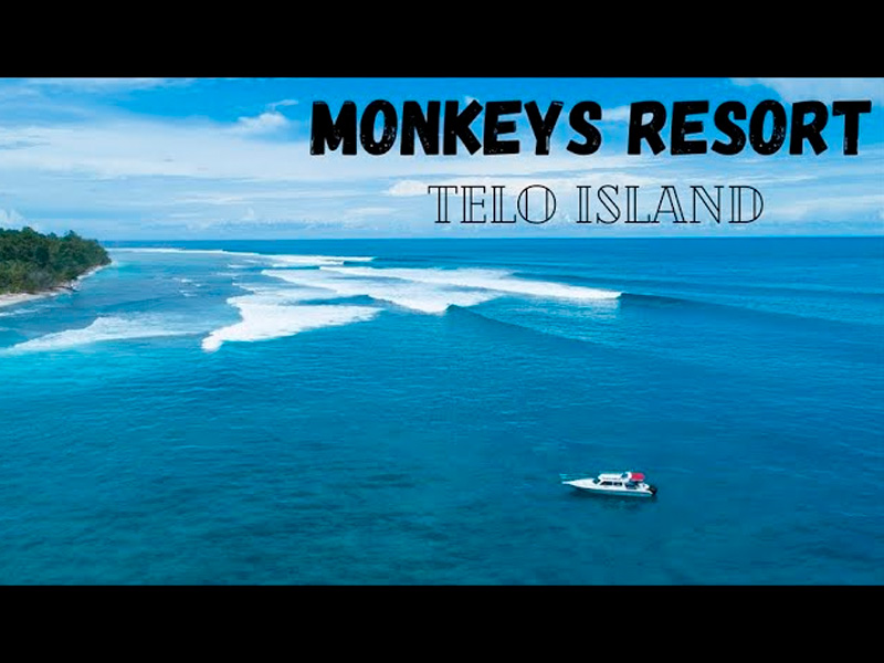 SURFING AT MONKEYS RESORT – TELO ISLANDS