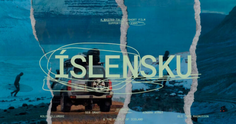 El cortometraje Íslensku es una inmersión en la cultura del surf de la isla de Islandia, la gente que la define y no solo enfocado en la búsqueda constante de oleaje y vientos favorables.