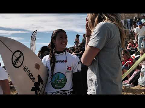 La Liga Iberdrola femenina de surf también acudía esta cita en la localidad gaditana de Barbate; la canaria Melania Suarez se imponía a Nadia Erostarbe, Lucía Machado y Janiere González-Etxabarri.