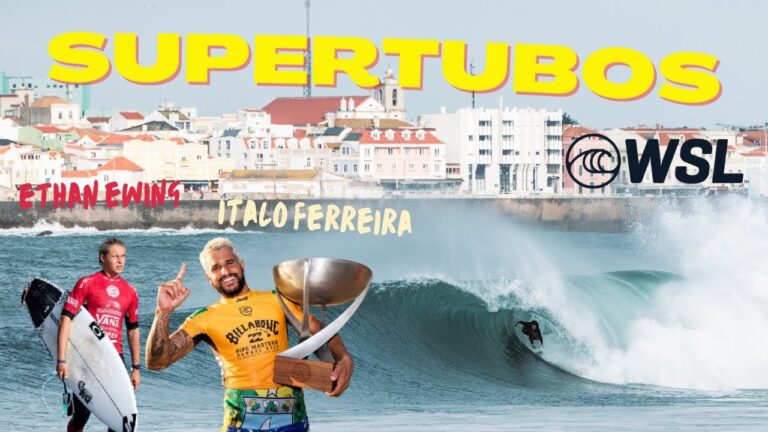 El joven mallorquín Xavi Lucena se acercó hasta Portugal en los días previos a la prueba del CT para experimentar lo que es compartir con los pros las olas de Supertubos.