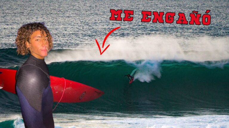 El surfista mallorquín Xavi Lucena prosigue con sus aventuras y en esta ocasión tras casi 20 horas de viaje entre barco y carretera se plantó en Meñakoz, mítica ola situada en la costa vizcaína.