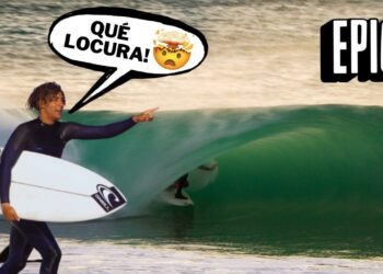 Mientras todo esto sucedía en el norte de España, el joven surfista mallorquín Xavi Lucena pasaba unos días por tierras andaluzas haciendo amigos y pillándose buenos tubos