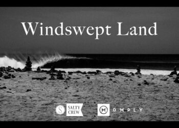 Filmado por Antonio Sarabia, Windswept Land, muestra al surfista nacido en Guadalupe, Timothé Bisso, en una isla azotada por el viento pero en la que consiguió un saco lleno de buenos baños.