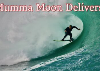 La ola de Mumma Moon en Australia rompe sobre un arrecife poco profundo, un lugar alejado, rodeado de rocas, y sólo apto para surfistas como la leyenda marroquí Jerome Sahyoun.