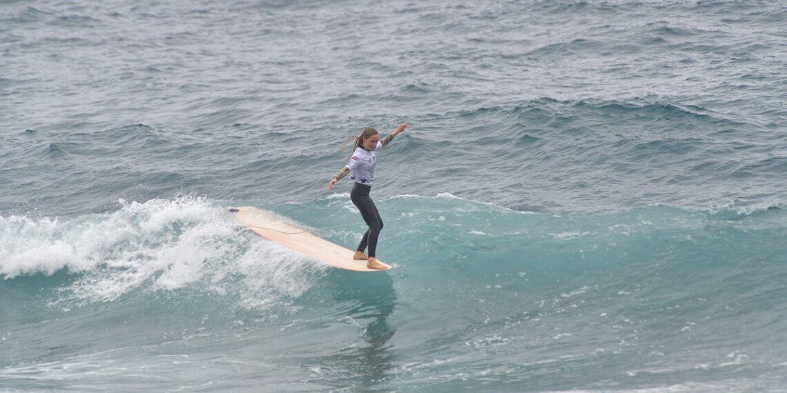 Ginger Caimi y Jon Garmendia nuevos campeones de España de longboard durante el Festival de Longboard Oleaje