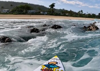 MASON HO – POV SURFING THROUGH ROCKS