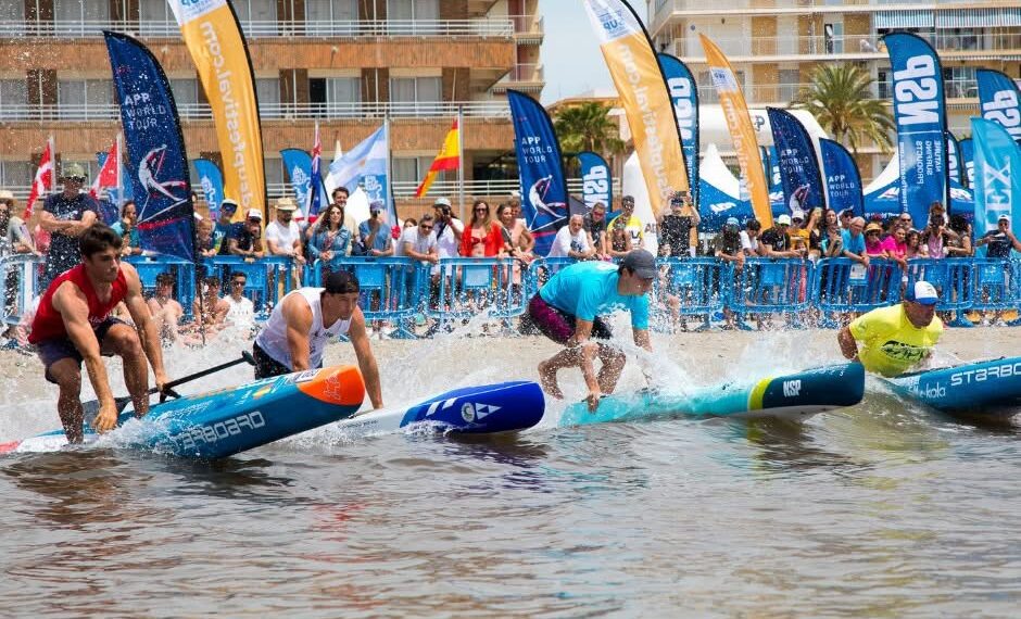 Santa Pola se prepara para acoger la tercera parada de la European SUP League en el World SUP Festival Costa Blanca