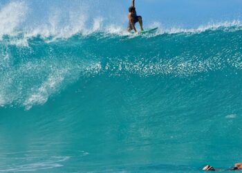 Mason Ho & Sheldon Paishon Surfing CRAZY South Swell In Hawaii