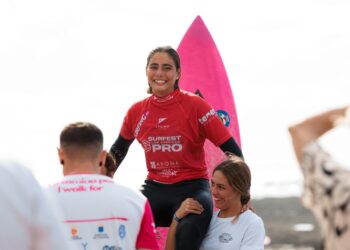 Nadia Nalesso, la gran protagonista del Campeonato Junior en el Spring Surfest Las Américas Pro 2025 con un doblete