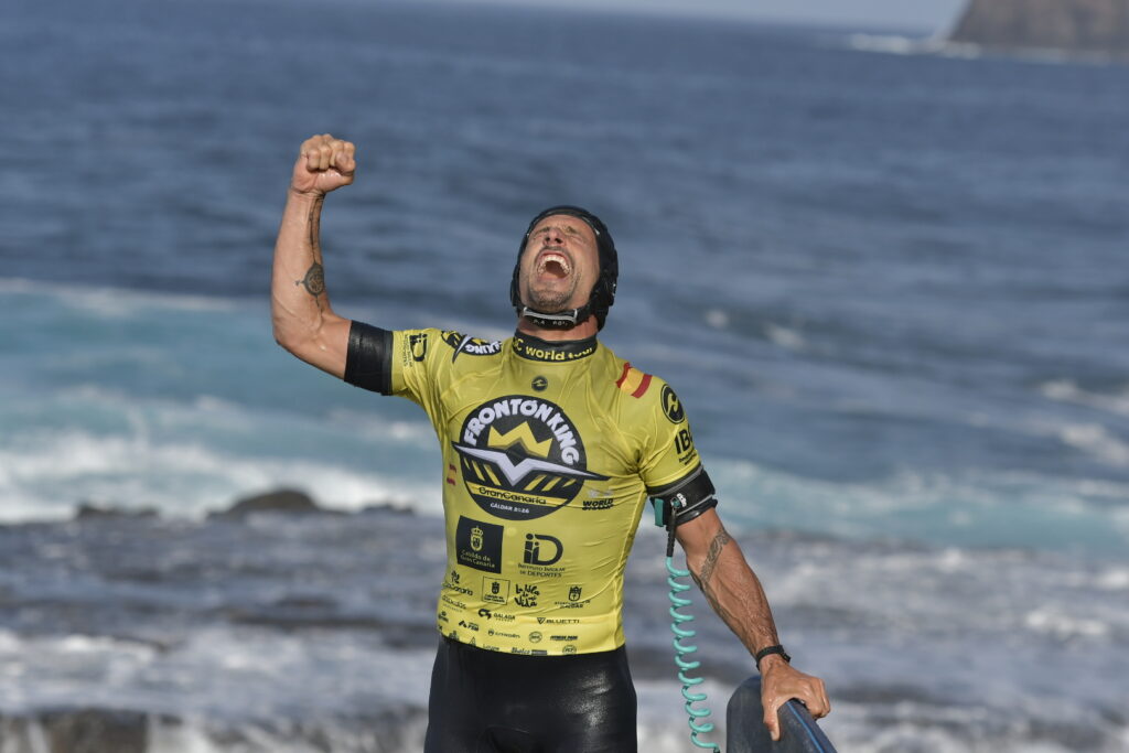 Amaury Lavernhe en acción durante la jornada final del Frontón King 2026