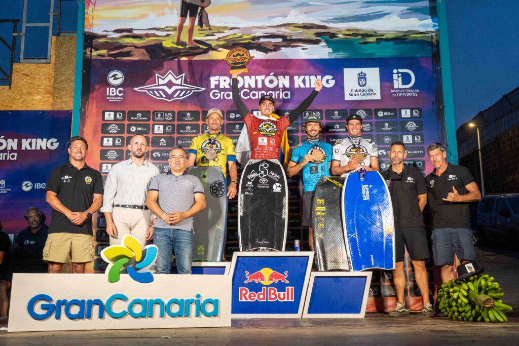 Podio de la Men Division del Gran Canaria Frontón King 2026