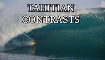 Pero no solo llegan sufistas a Teahupoo, realizadores de primer nivel se dejan ver por Tahití, como es el caso del australiano Tim Bonython, cazador de olas con su cámara Red V Raptor al hombro.