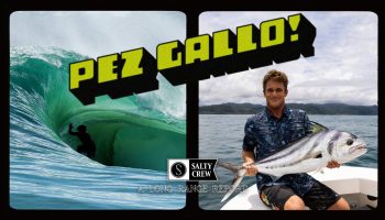 Matt Meola, Benji Brand y Kalani Rivero pusieron rumbo a Costa Rica, un país con una costa cargada de olas y en donde disfrutaron tanto del surfing como de la pesca.