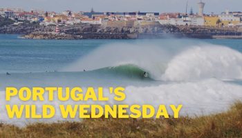 Portugal vivió hace unos días su particular Miércoles Salvaje activándose los mejores spots producto de una perfecta marejada en cuanto a su dirección junto a unos vientos locales propicios.